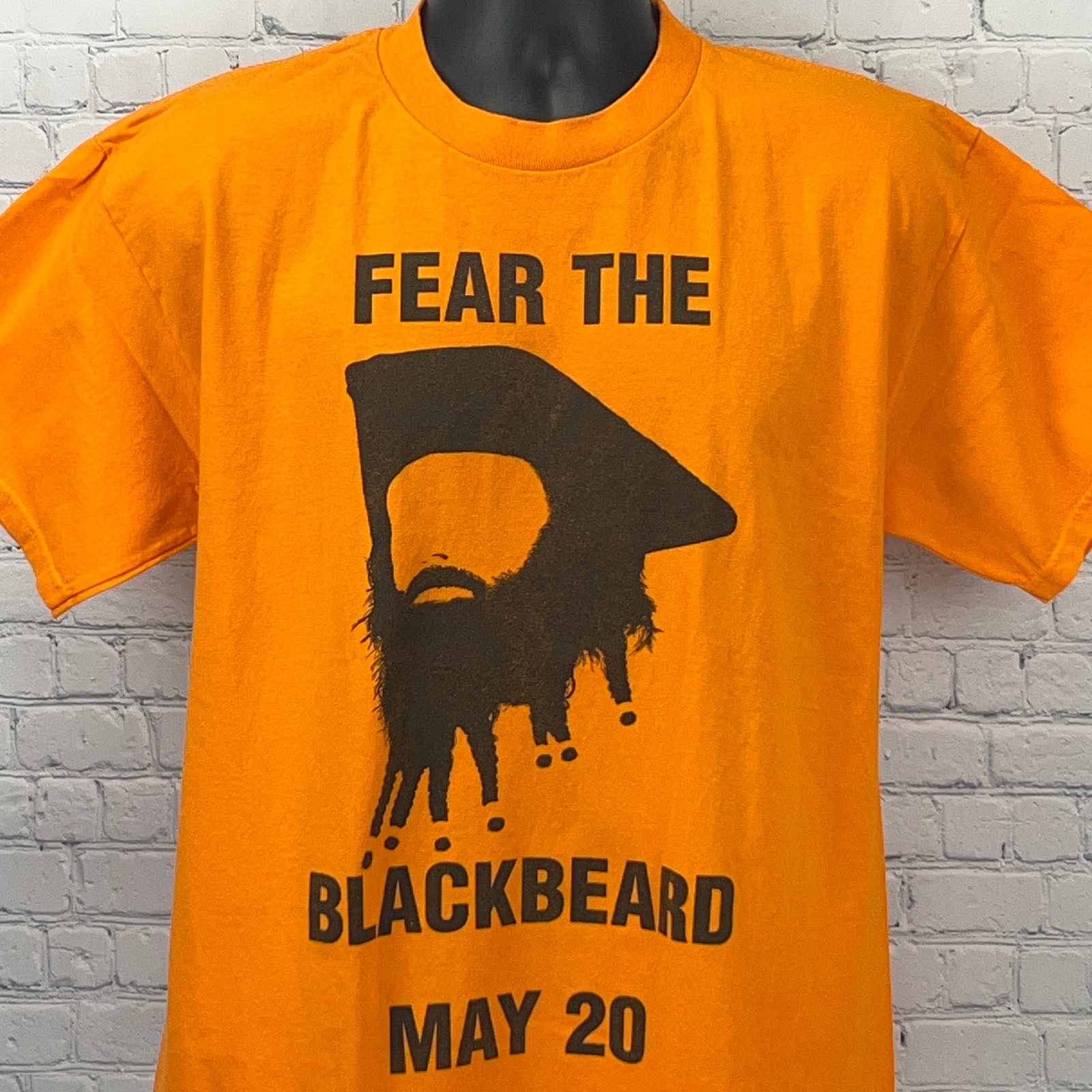 Disney Pirates Of The Caribbean T Shirt On Stranger Tides Film Orange L Large